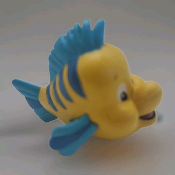 Little Mermaid Bouncy Flounder Fish Figure Cake.topper Replacement - Picture 1 of 6